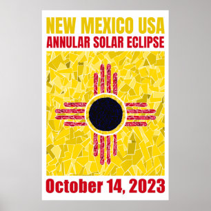 New Mexico Annular Eclipse Poster