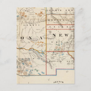 New Mexico, Arizona Postcard