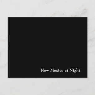 New Mexico at Night Postcard