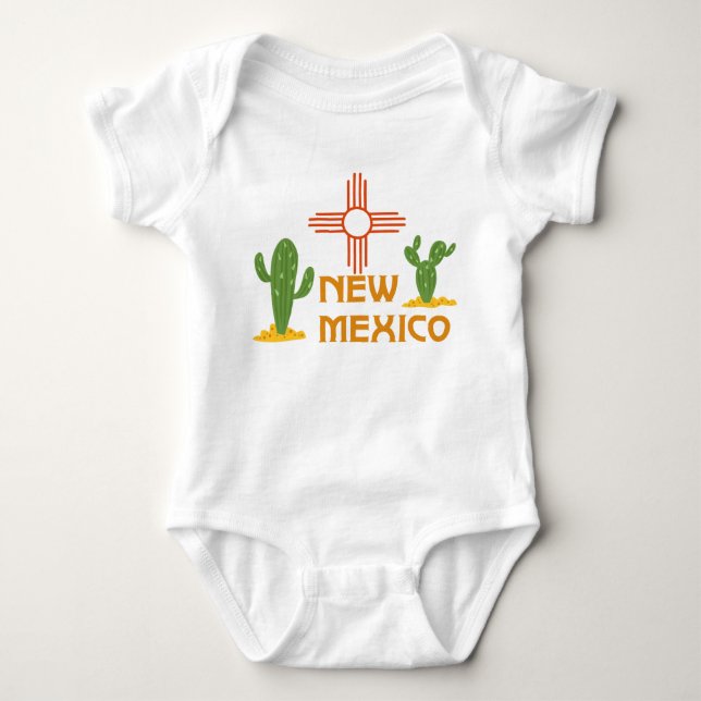 New Mexico Baby Bodysuit (Front)