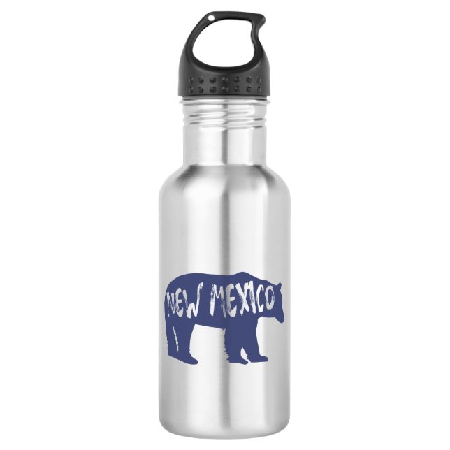 New Mexico Bear 532 Ml Water Bottle (Front)