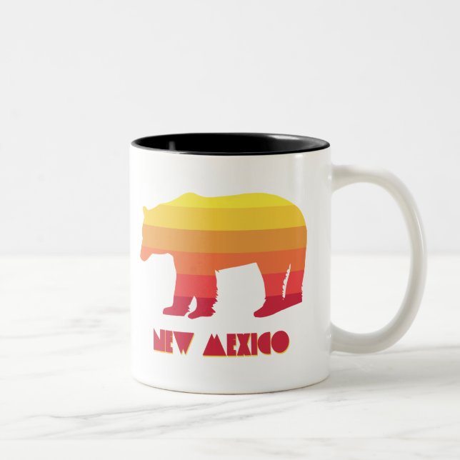 New Mexico Bear Two-Tone Coffee Mug (Right)