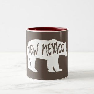 New Mexico Bear Two-Tone Coffee Mug