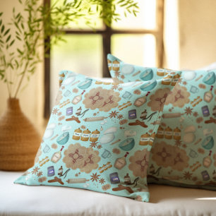 New Mexico Biscochito Cookies Zia Sun Cushion