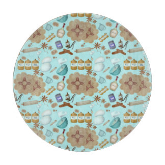 New Mexico Biscochito Cookies Zia Sun Cutting Board