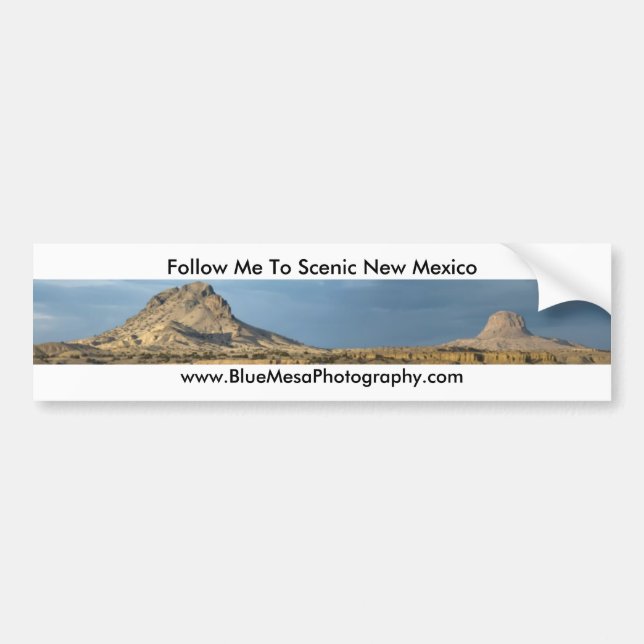 New Mexico Bumper Sticker (Front)