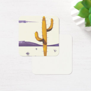 New Mexico Cactus vintage style vacation poster.