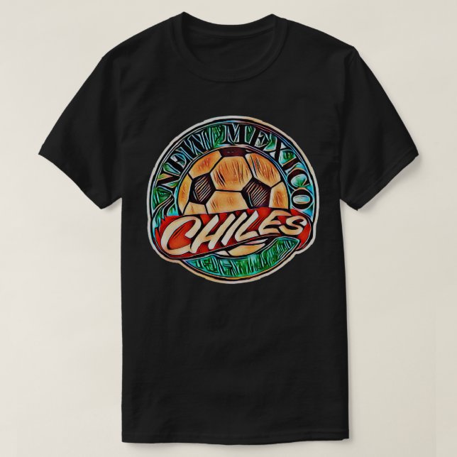 New Mexico Chiles Soccer T-Shirt (Design Front)