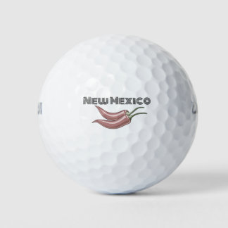 New Mexico Chilli Peppers Golf Balls