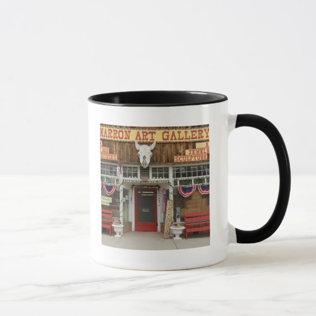 New Mexico, Cimarron. Cimarron art gallery, New Mug (Right)