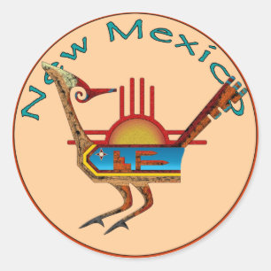 New Mexico Classic Round Sticker