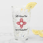 New Mexico Custom Name Zia Sun Symbol Gift Beer