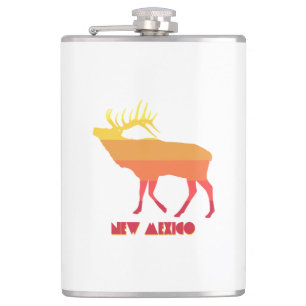 New Mexico Elk Hip Flask