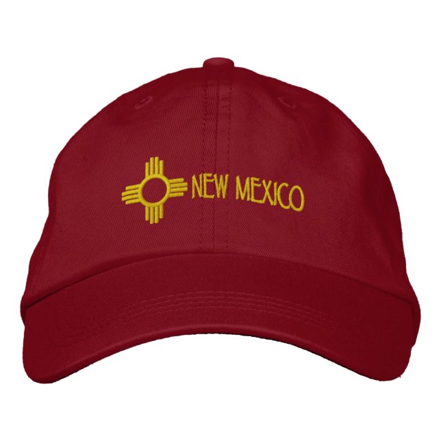 New Mexico Embroidered Hat (Front)