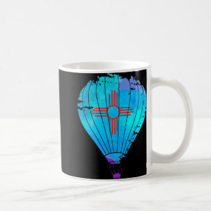New Mexico Festival Hot Air Balloon Zia Gift Coffee Mug