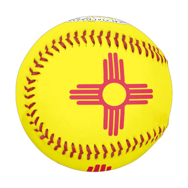 New Mexico flag Baseball (Front Left)