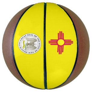 New Mexico flag Basketball