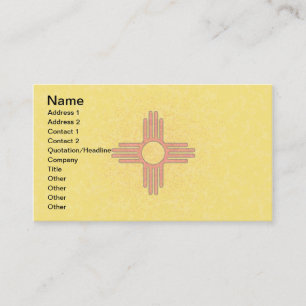 NEW MEXICO FLAG Business Cards