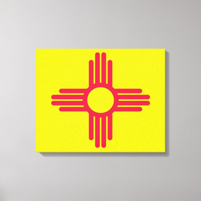 New Mexico flag Canvas Print (Front)