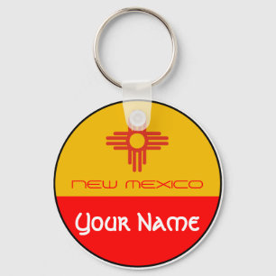 New Mexico-  FLAG Key Ring