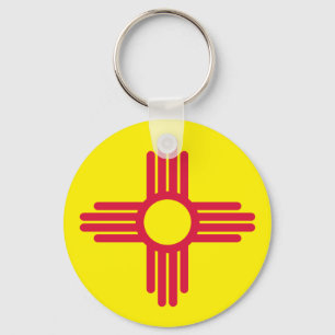 New Mexico flag Key Ring