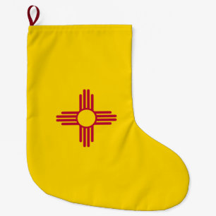 New Mexico Flag Large Christmas Stocking