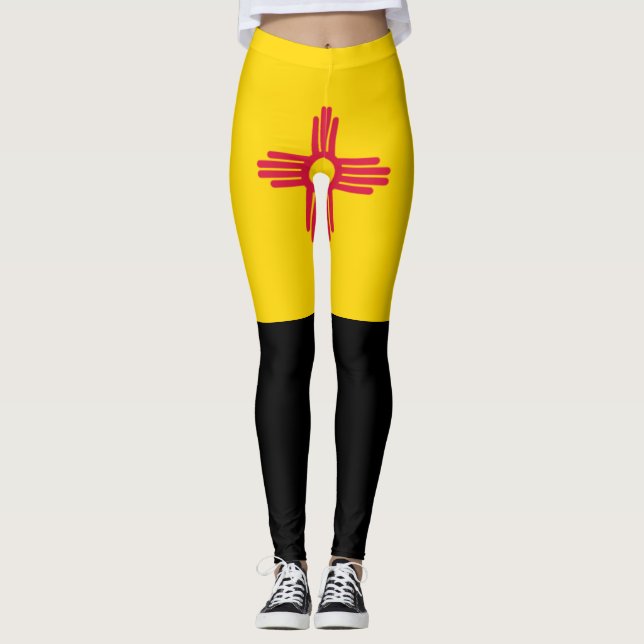 New Mexico flag Leggings (Front)