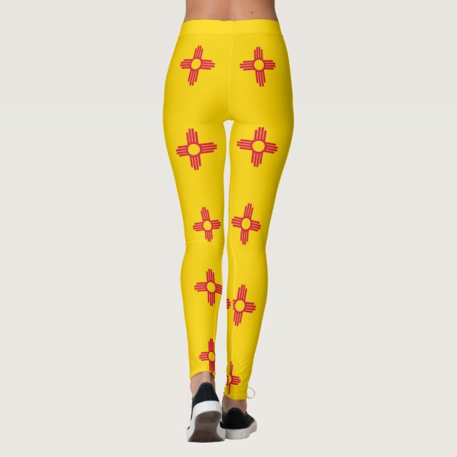New Mexico flag Leggings (Back)
