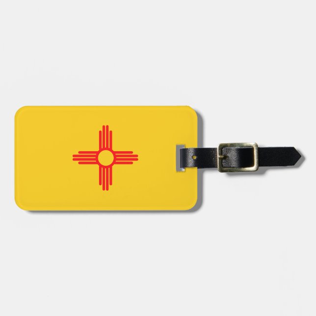 NEW MEXICO Flag - Luggage Tag (Front Horizontal)