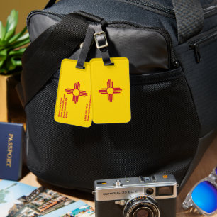 New Mexico flag Luggage Tag