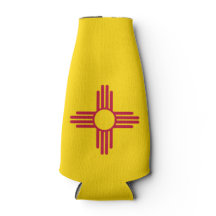 New Mexico Flag Name Bottle Cooler