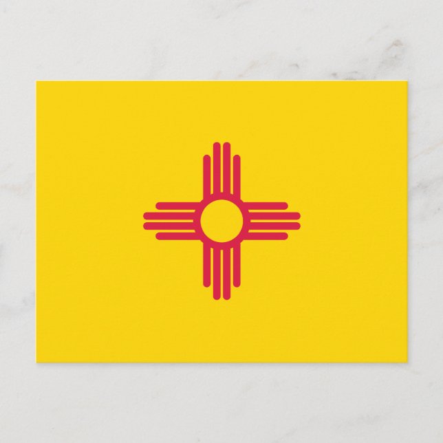 New Mexico Flag Postcard (Front)
