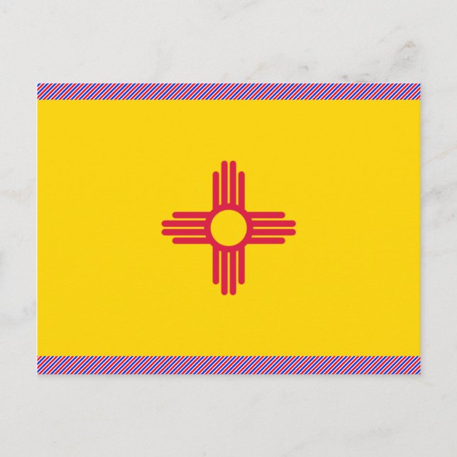 New Mexico Flag Postcard (Front)