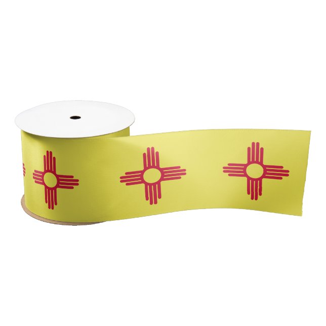 New Mexico flag Satin Ribbon (Spool)