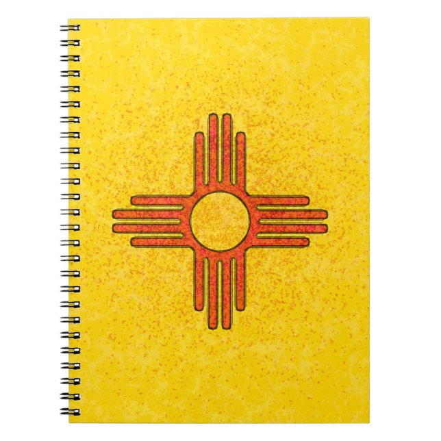 NEW MEXICO FLAG Spiral Notebook (Front)