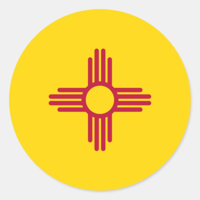New Mexico Flag Sticker (Front)