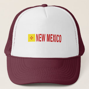 New Mexico Flag Symbol of the Zia Trucker Hat