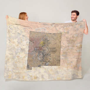 New Mexico Fleece Blanket