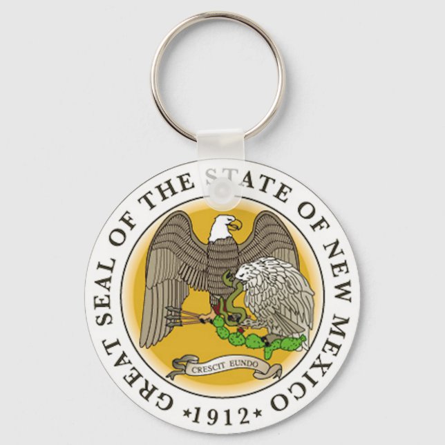 New Mexico Great Seal Key Ring (Front)