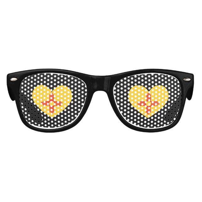 NEW MEXICO HEART DESIGN -  .png Kids Sunglasses (Front)