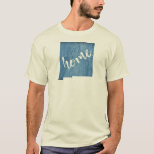 New Mexico Home Wood Grain T-Shirt