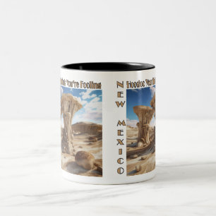 New Mexico Hoodoos Two-Tone Coffee Mug