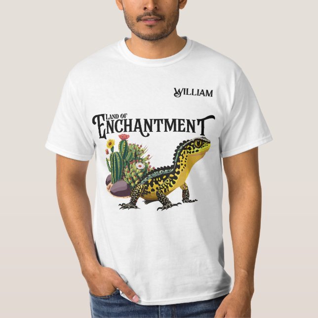 New Mexico, Land of Enchantment Customisable Men's T-Shirt (Front)