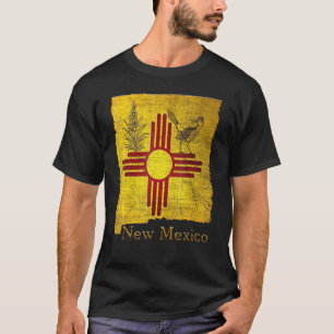 New Mexico Land Of Enchantment Roadrunner Yucca Sa T-Shirt