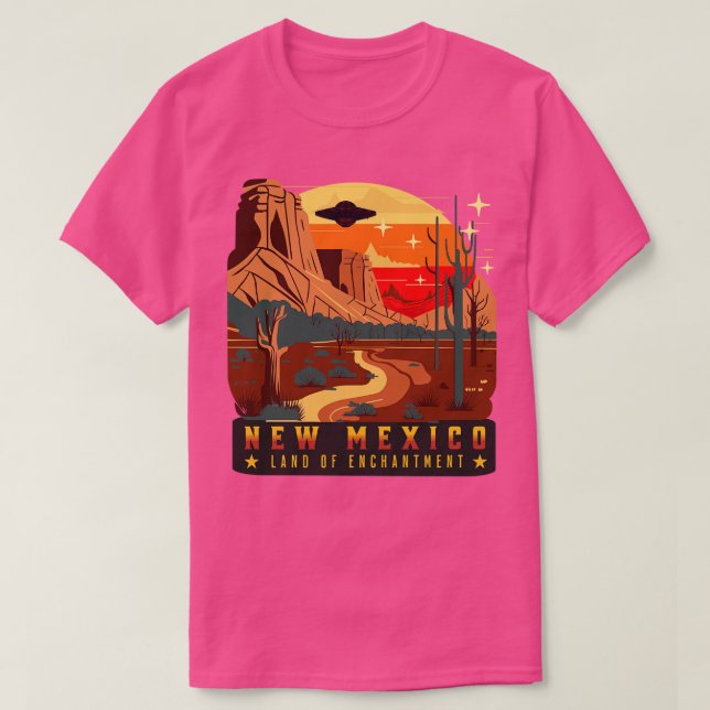 New Mexico Land Of Enchantment T-Shirt (Design Front)