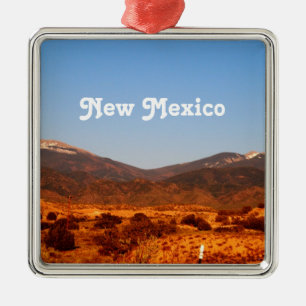 New Mexico Landscape Metal Tree Decoration