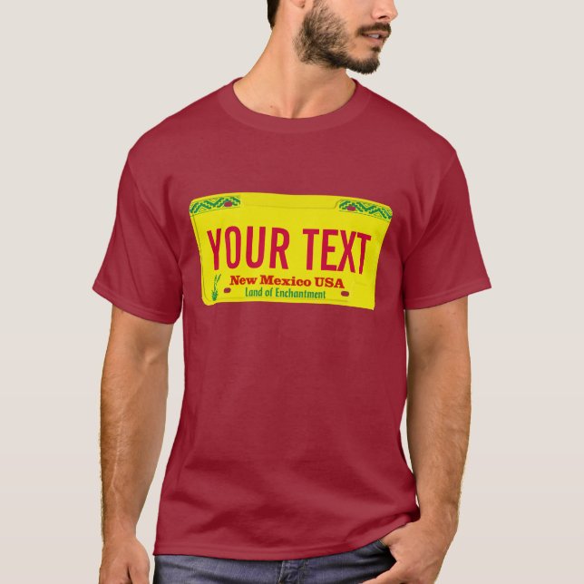 New Mexico license plate T-Shirt (Front)