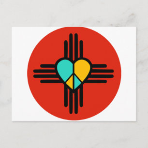 New Mexico, Love, Peace Postcard