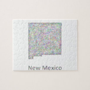 New Mexico map Jigsaw Puzzle