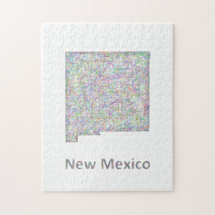New Mexico map Jigsaw Puzzle